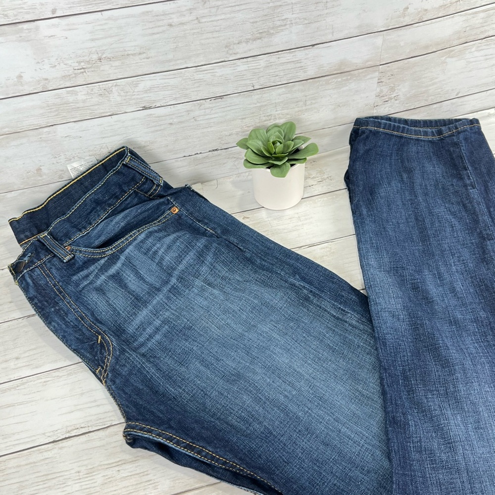 Levi Strauss & Co. 505 Regular Fit Jeans W34 L36 Blue Denim Men’s 100% Cotton - Picture 6 of 11